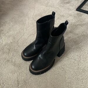 Sleek Black Ankle Boots